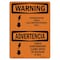 Signmission OSHA WARNING, Underground Cable Call No. 811 Bilingual, 24" X 18" Plastic, OS-WS-P-1824-L-12852 OS-WS-P-1824-L-12852 - alternate 1